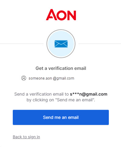 Image of the email you should receive